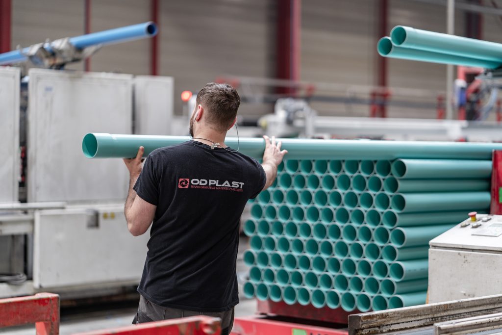 Drainage cunette à plat